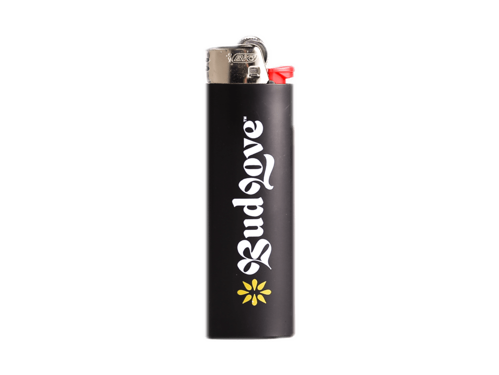 Bud Love branded classic BiC lighter. Always good to have around!