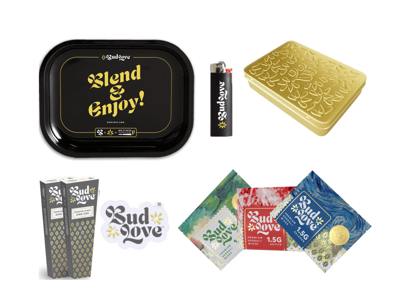 Bud Love Holiday Bundle | Favorite 3 1.5g & More. The perfect gift for yourself or a loved one!